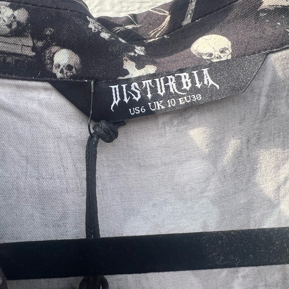 DISTURBIA Melancholia Midi Shirt Dress  NWT - Picture 7 of 8